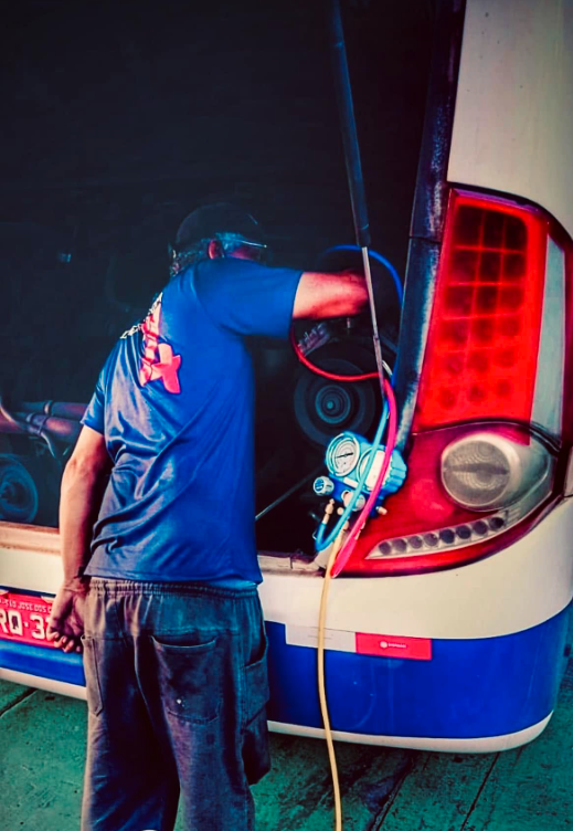 Recarga gás refrigerante ônibus Prime Ar Jundiaí